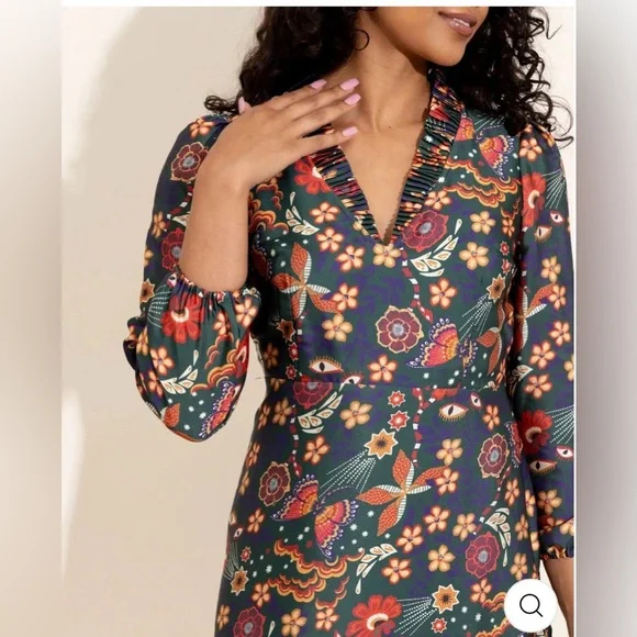 NWT Alden Adair Merritt dress in Tapestry - Picture 3 of 6